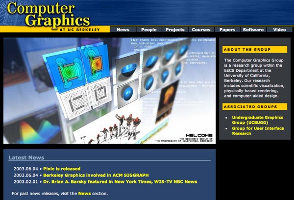 Computer Graphics Group at Berkeley